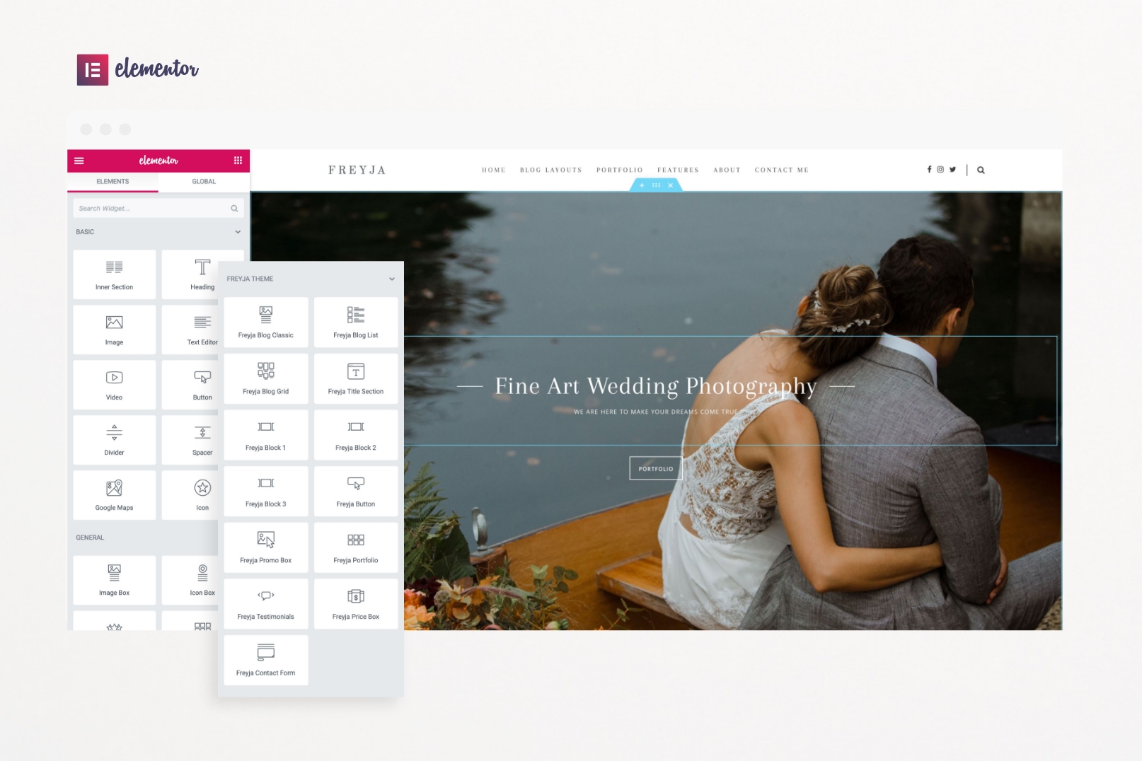 Freyja WordPress Theme Compatible with Elementor Page Builder