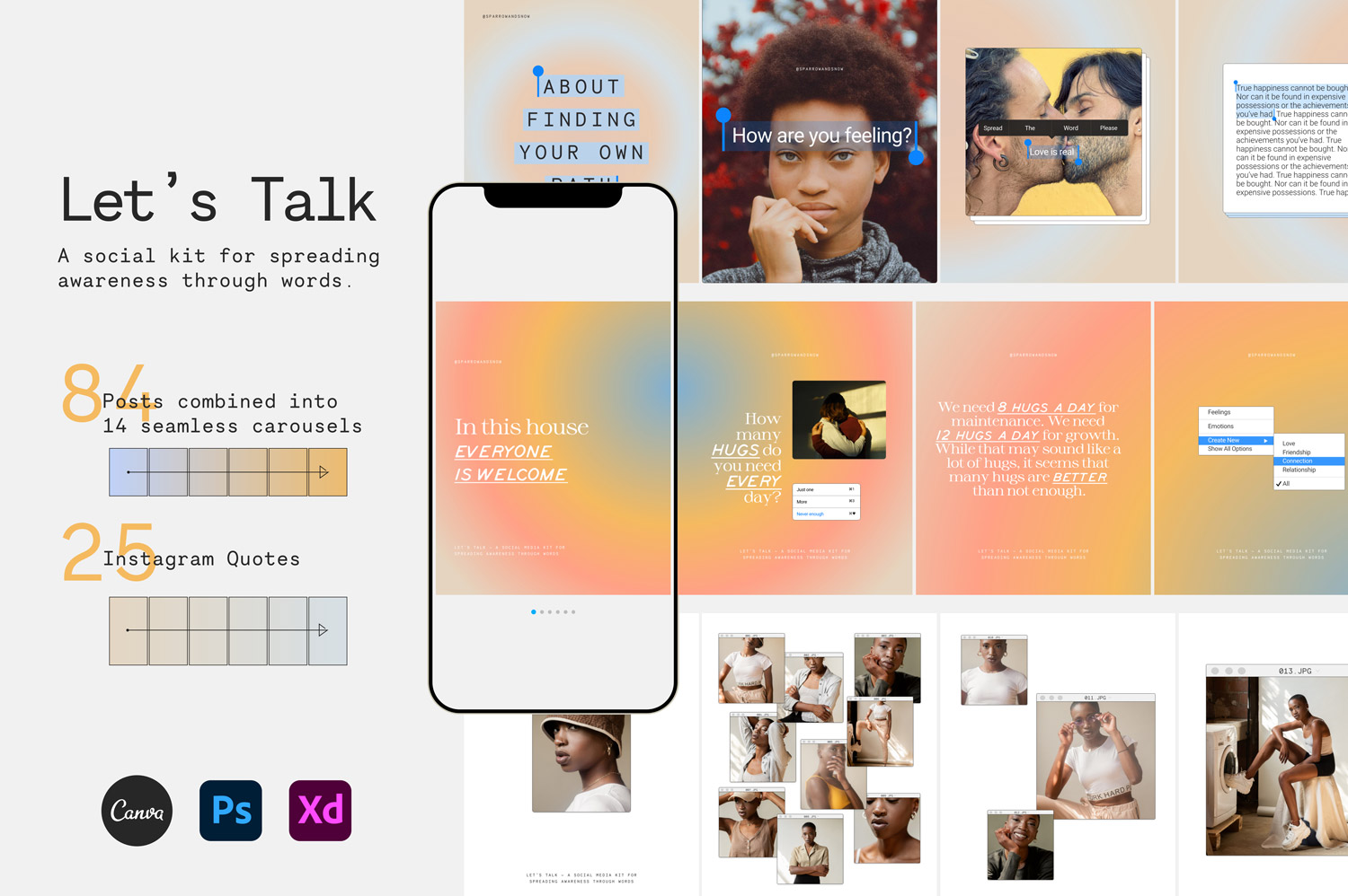 Let's Talk Carousel Instagram: Spreading Love