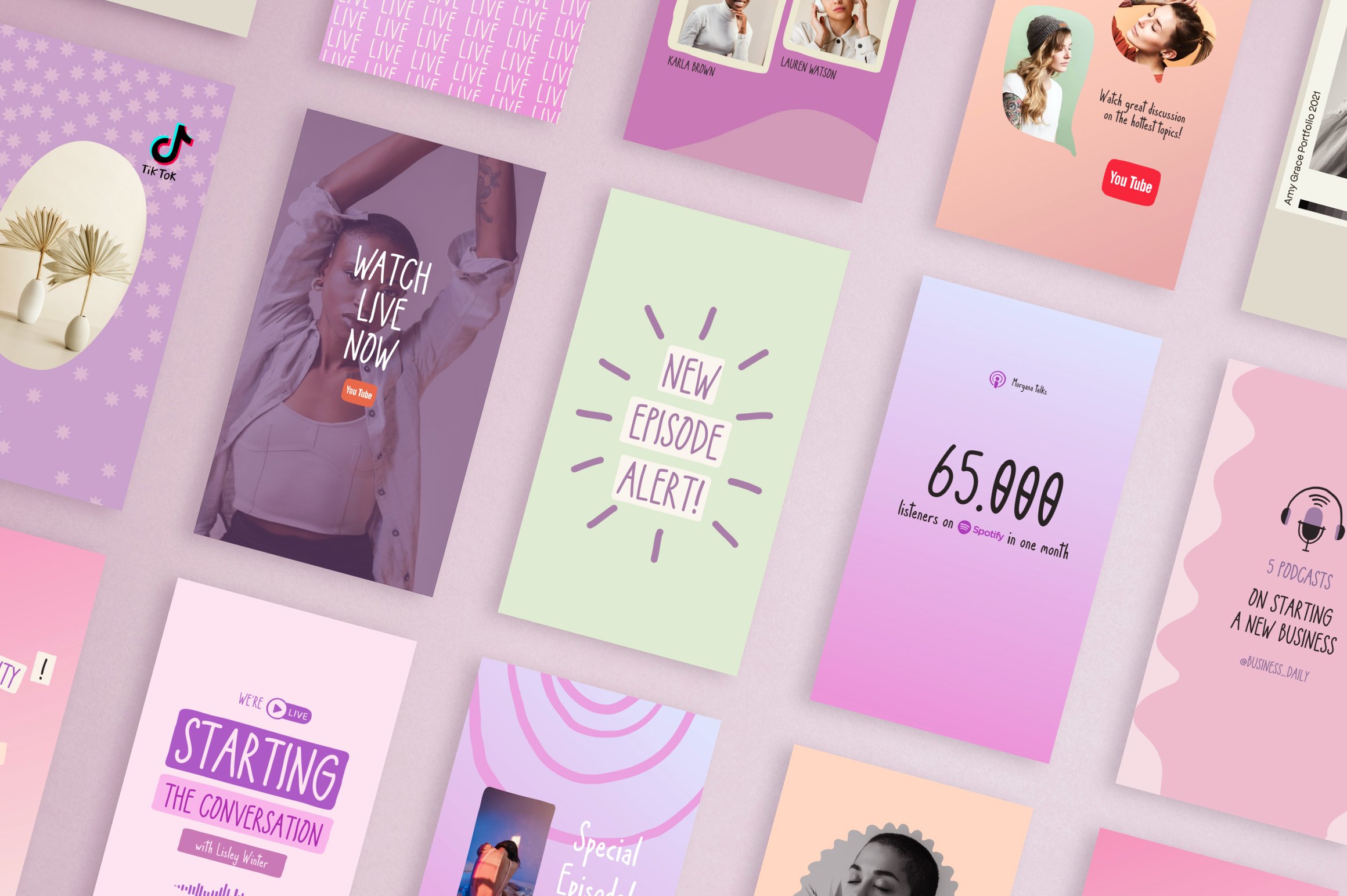 Podcast & Live Templates