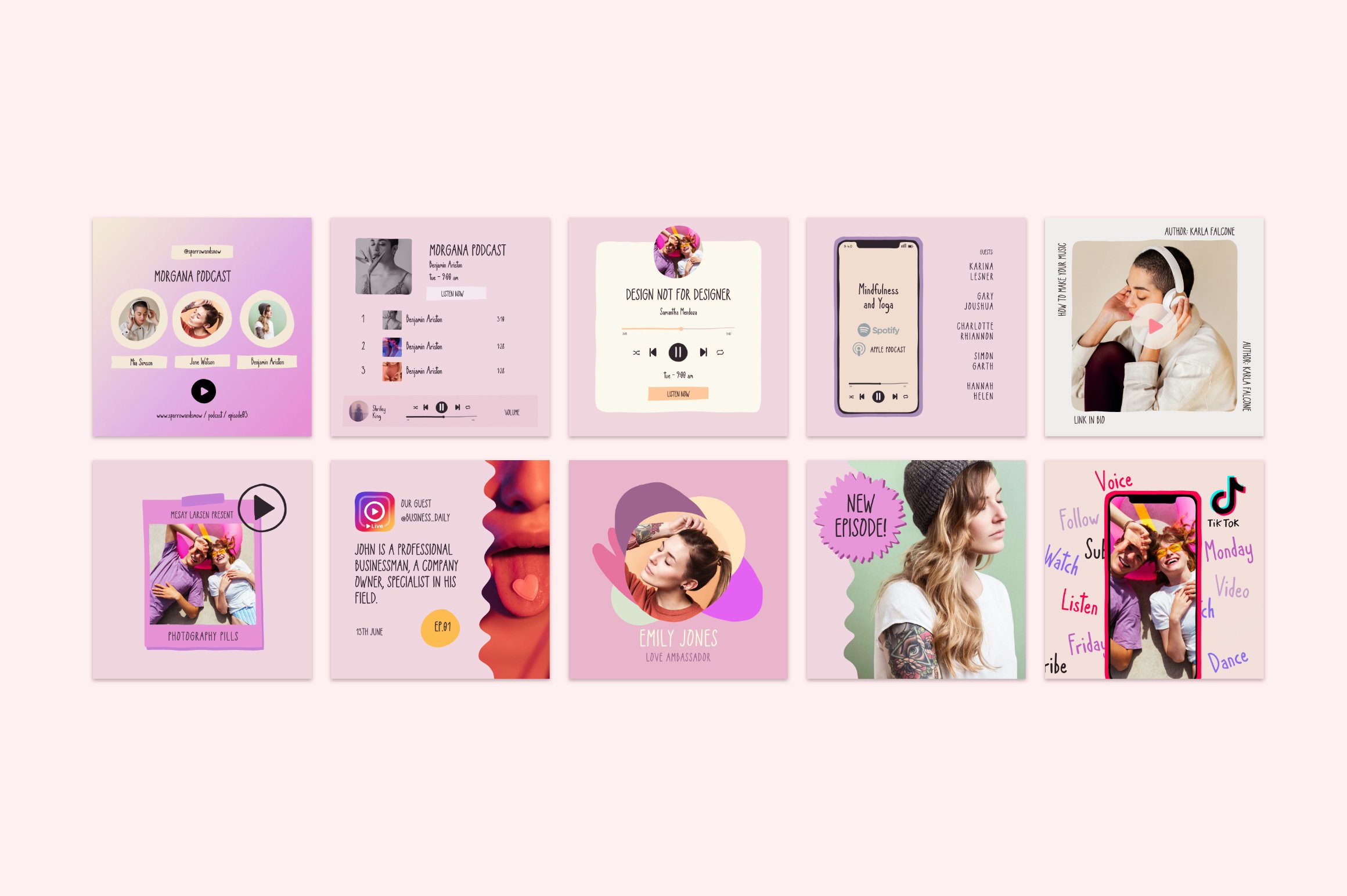 Podcast & Live Templates