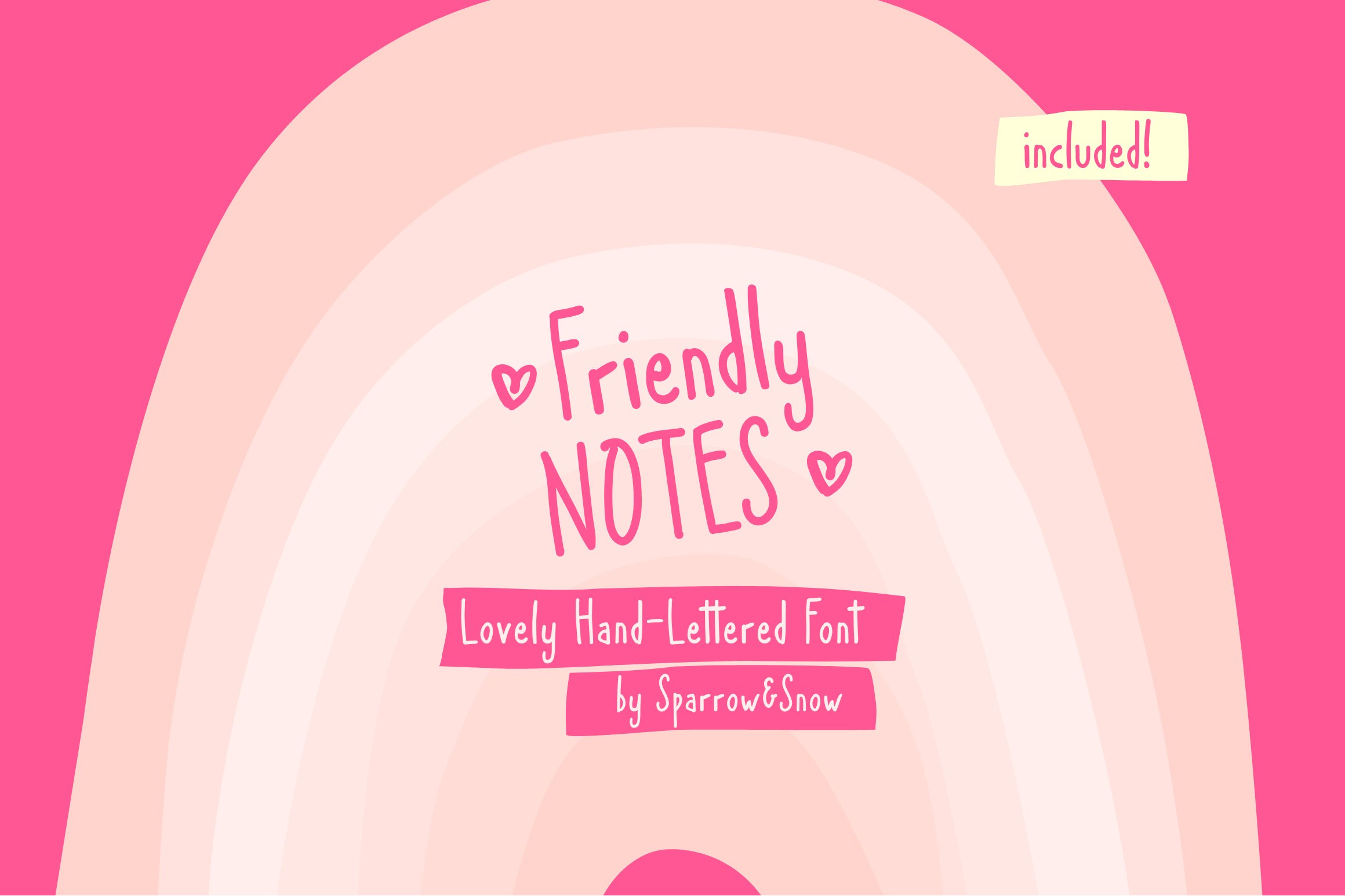 Friendly Notes Handwritten Font