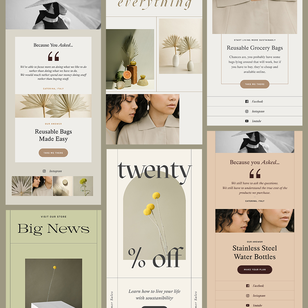 Sage Newsletter Templates also Newsletter Design Course on Domestika