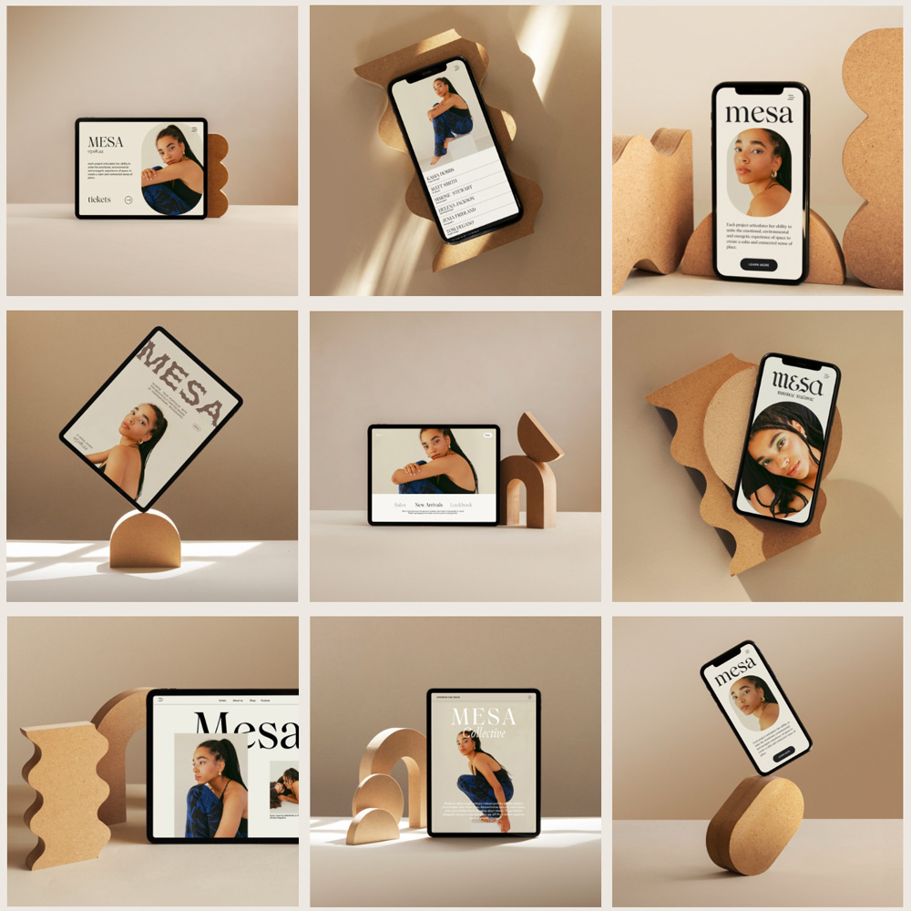MESA Devices Mockup Images