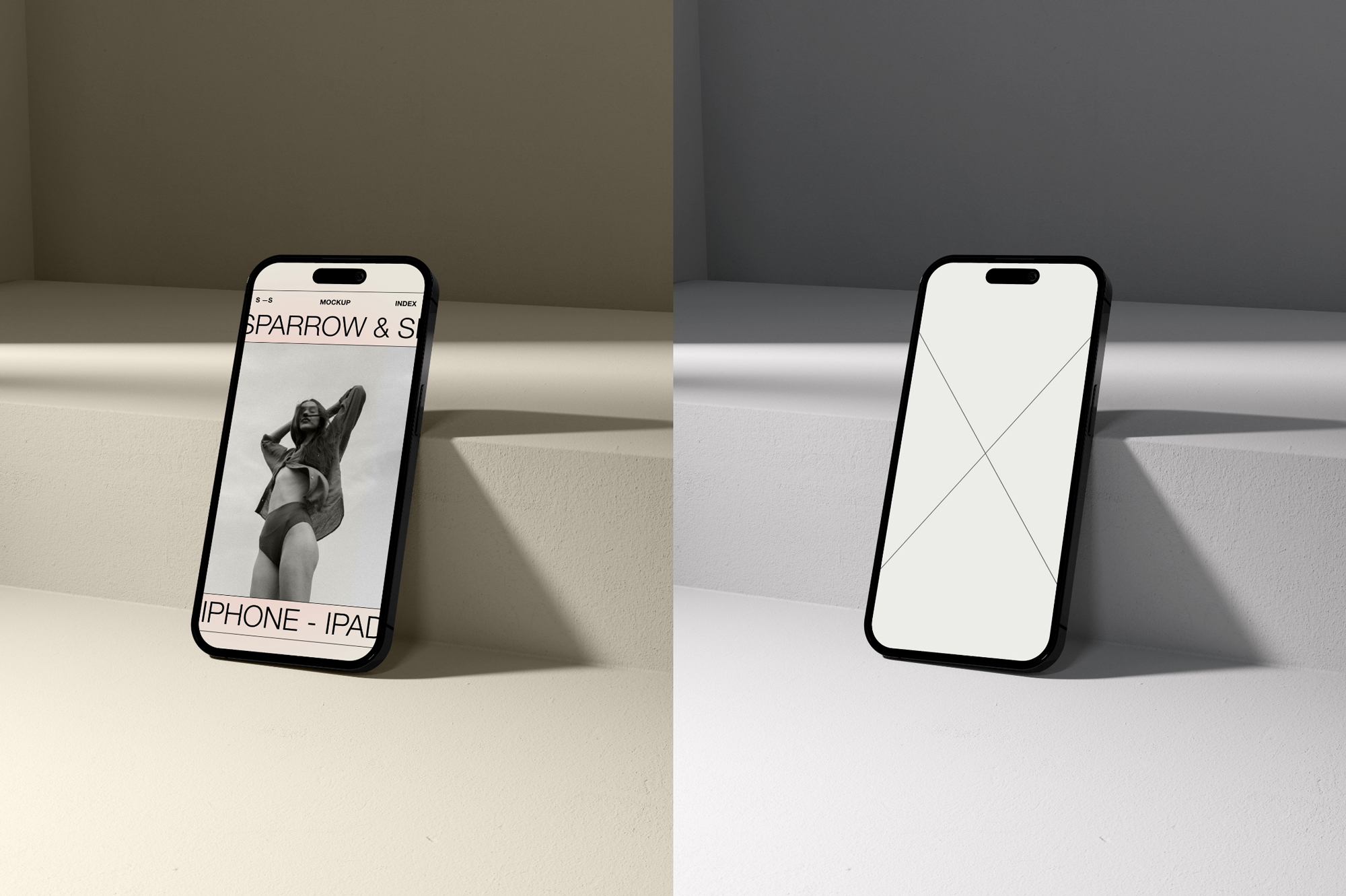 Olena Device Mock-ups Bundle Realistic and Customizable Mock-ups