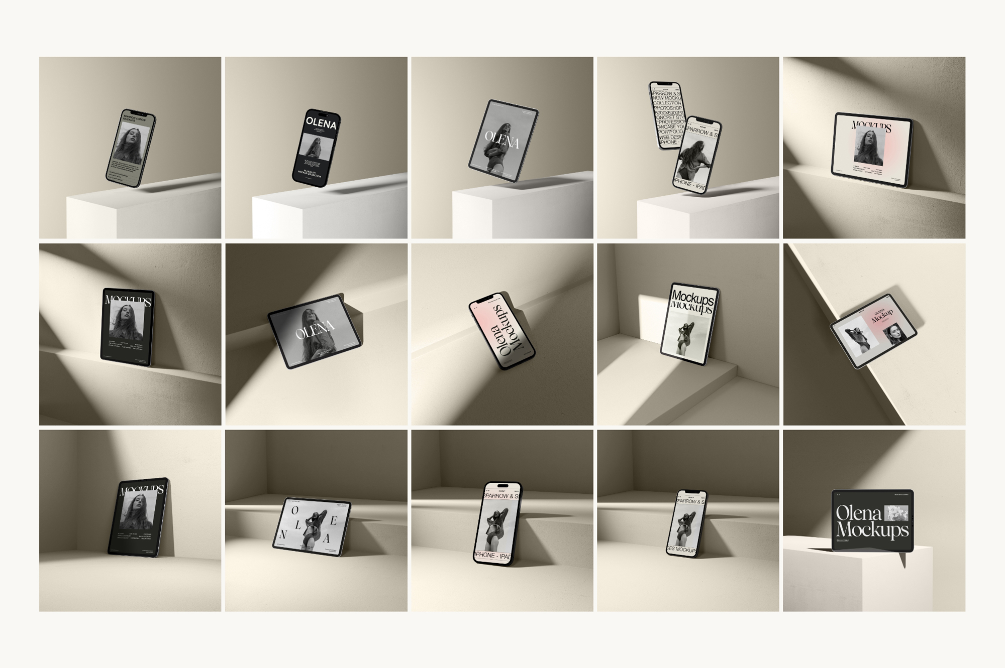 Olena Device Mock-ups Bundle