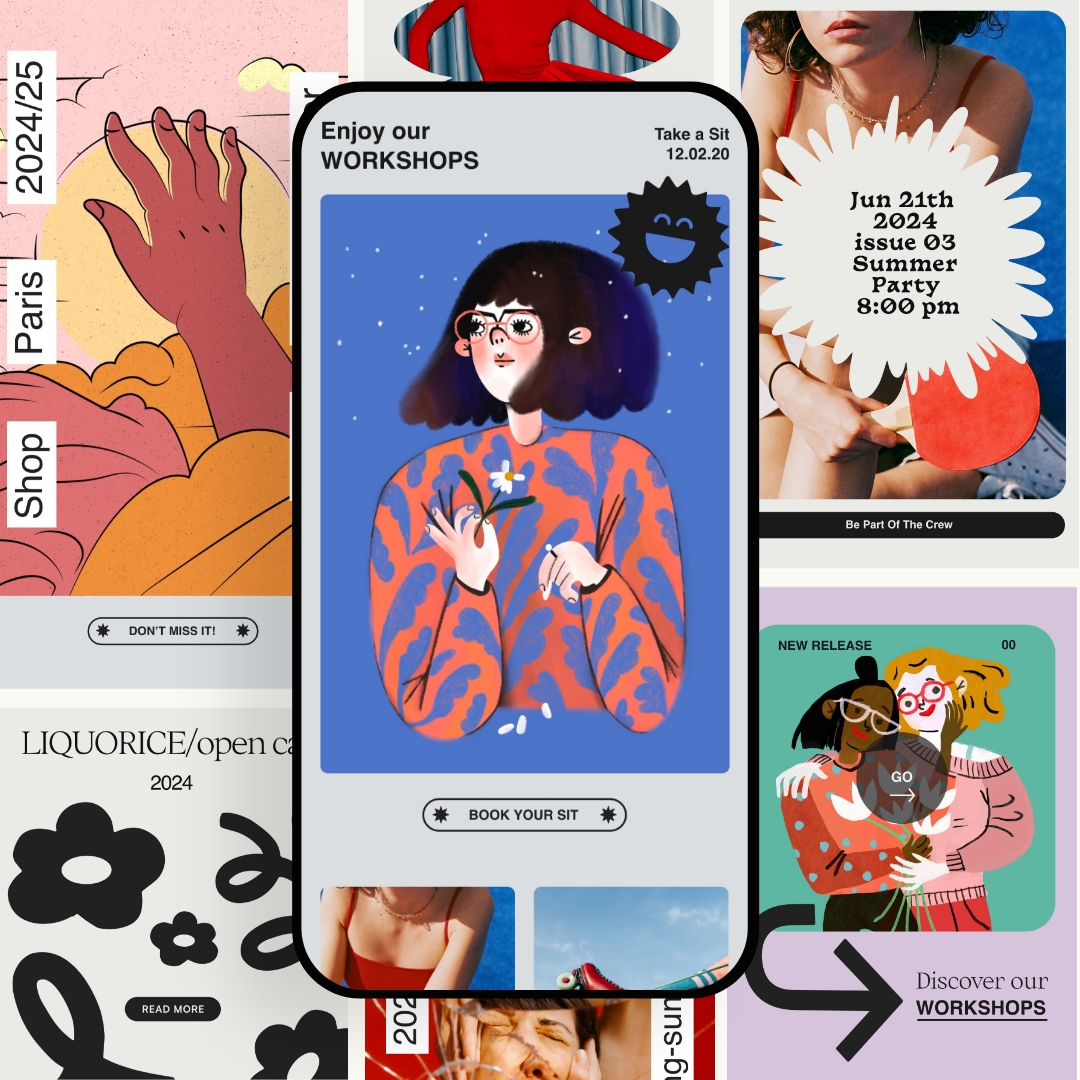 liquorice newsletter templates cover
