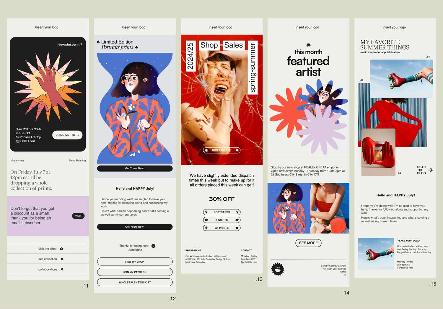 Liquorice Newsletters Templates