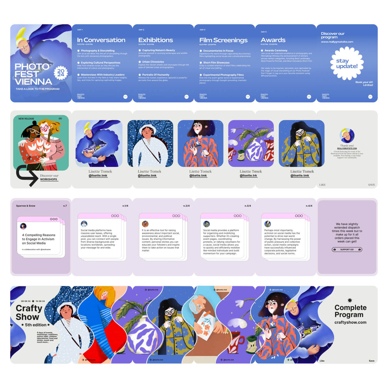Liquorice Carousel Templates Perfect for tutorials, educational content, activism, and event promotions, these templates help you deliver valuable, step-by-step information while keeping your audience captivated and engaged.