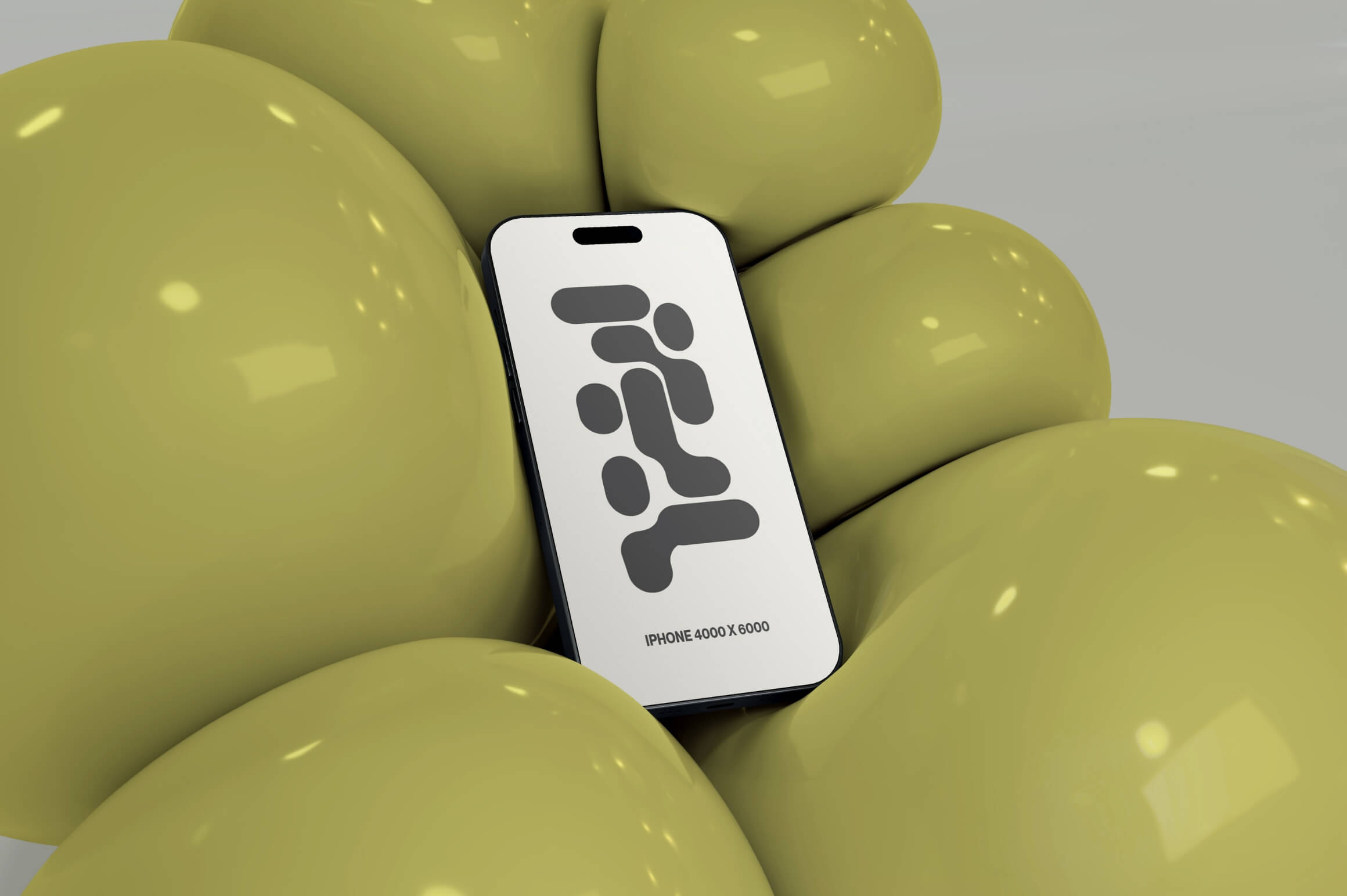 Discover our Inflate Mockup Collection: you can simply change the color of the bubbles and background to match your layout